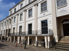 Regency buildings in Cheltenham