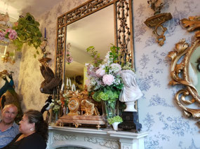 The ecletic decor at Poppy's