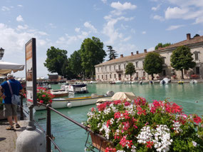 The river in Peschiera del Grada