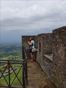 Katherine on the ramparts