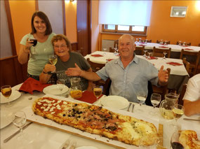 Our 1 metre pizza