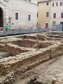 Roman ruins in Jesi