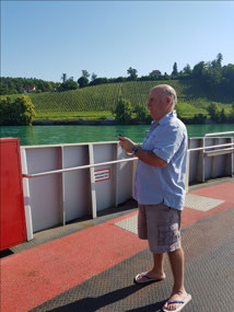 John on the ferry