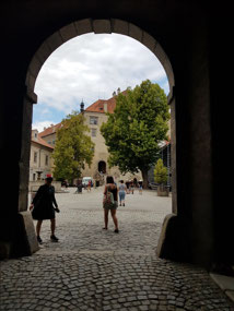 The castle entrance
