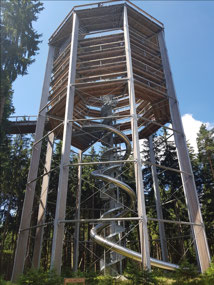 The viewing platform at the top