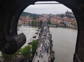 The Charles Bridge from the tower
