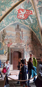 Mosaics in the old town hall