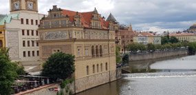 Prague view from the Charles Bridge