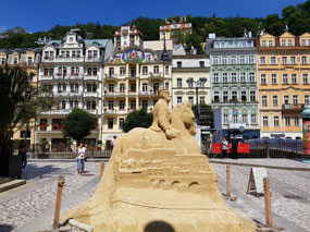 An impressive sand castle