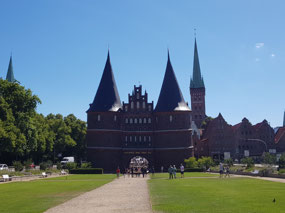 The gate to the old centre of Lubeck