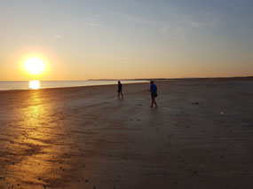 Our 'local' beach at sunset