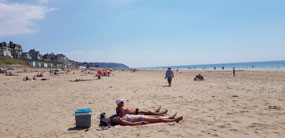 The beach at Jullouville