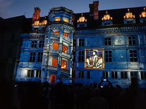 The light show at Blois Chateau