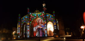 Cathedral by night