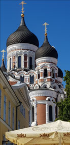 Russian churchin in Tallinn