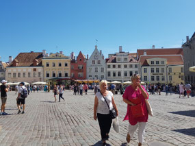 The city square