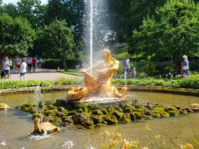 Gold fountain at Peterhof