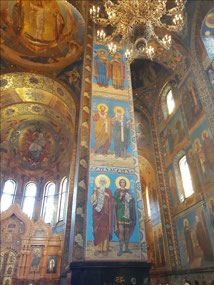 Mosaics at the Church on the Spilled Blood
