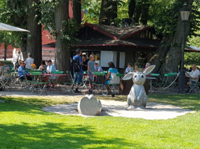 One of many green spaces in the city