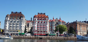 Some lovely buildings on the waterfront