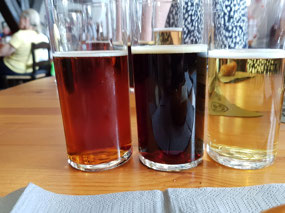 3 beers to sample - German flag colours