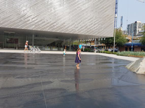 A water feature for kids