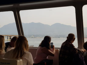 On the ferry to the North Shore
