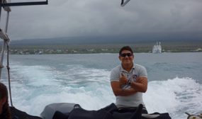 Dykkerguide - ved udsejling fra Puerto Ayrora