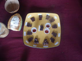 Yum! our sample tray