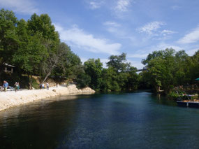 Trebižat River below the falls