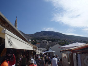 Heading into Mostar old town