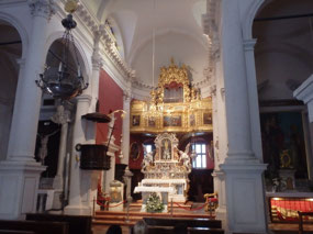 Inside St. Blaise's Church