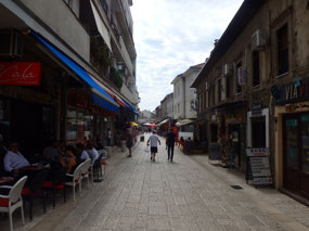 Just outside the old  town