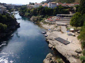 Neretva River from Stari Most