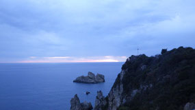 At Monastre just after sunset