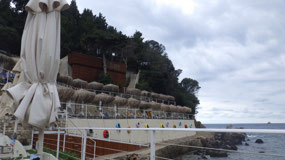 Nobody's using the beach chairs