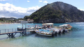 The little tour boats