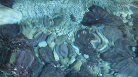 Water is crystal clear