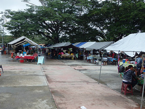 At the market