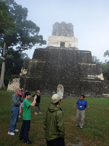 At Tikal with our guide, Jose