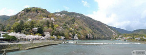Arashiyama from the bridge