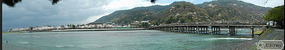 Togetsukyo bridge over Kastura river