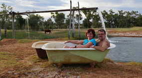 Wir in der Badewanne1