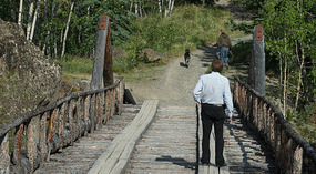 Brücke mit Bernd