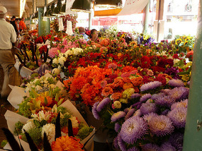 Pike Place Market flowers