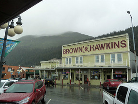 Seward in the rain