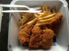 Very expensive halibut & chips