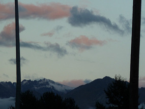 Sunset from Creekwood Inn RV