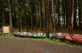 Fallen totems returning to the forest