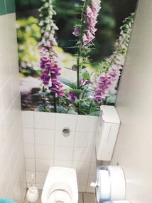 Pretty toilet!